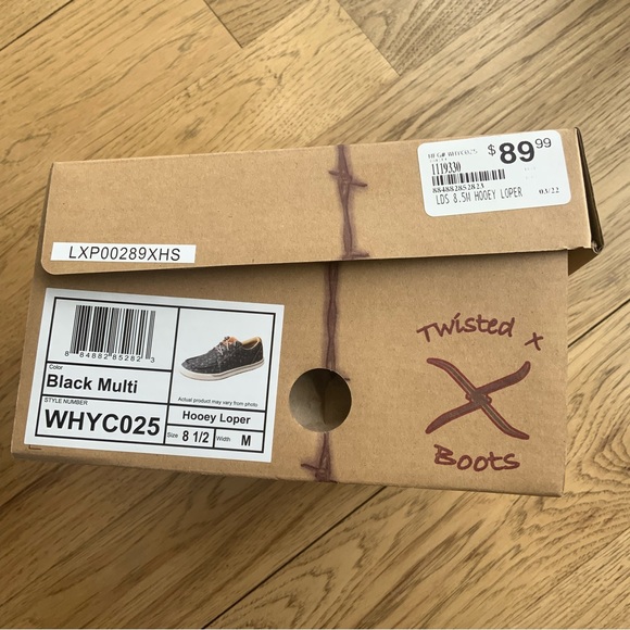 Twisted X Hooey Women's Black Leopard Multi Loper WHYC025 - Picture 13 of 16